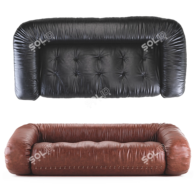 Italian Icon: Giovannetti Anfibio Sofa 3D model image 3