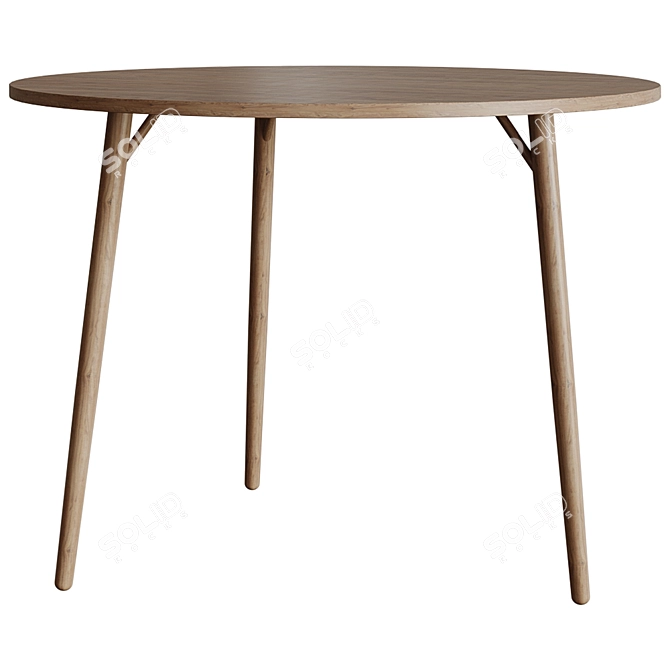 Zanat Branchmark O Dining Table 3D model image 1