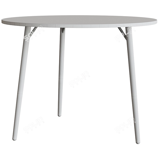 Zanat Branchmark O Dining Table 3D model image 2
