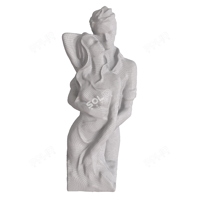 Eternal Love Sculpture 3D model image 3