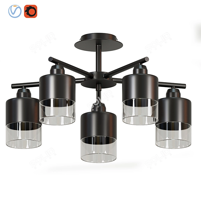 ALFA Basto Plafon - Stylish Ceiling Light 3D model image 1