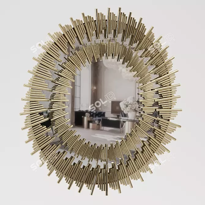 Regal Reflection: Scala Mirror by Covet Paris 3D model image 3