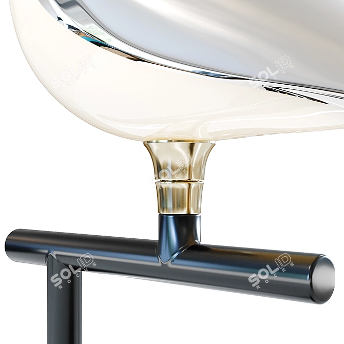 Golden Bird LED Table Lamp 3D model image 5