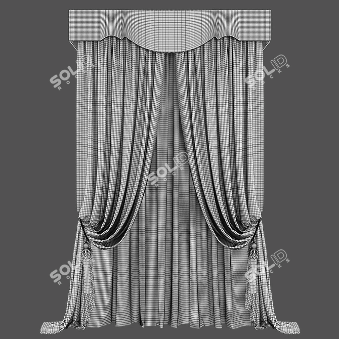 Cozy Drapes: Polys - 150175, Verts - 153768 3D model image 2