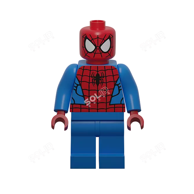 Amazing Lego Spider-Man Model 3D model image 1