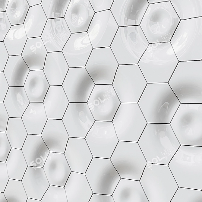3D Decorative Panel: Panal2. Transform Your Walls! 3D model image 1