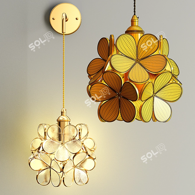 SUM WALL: Modern Wall Sconce 3D model image 4