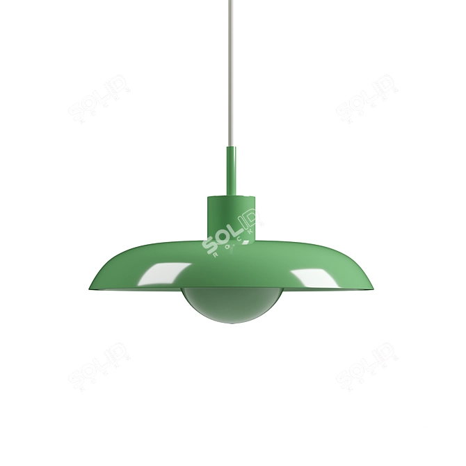 Vintage Piet Hein RA Pendant 3D model image 2