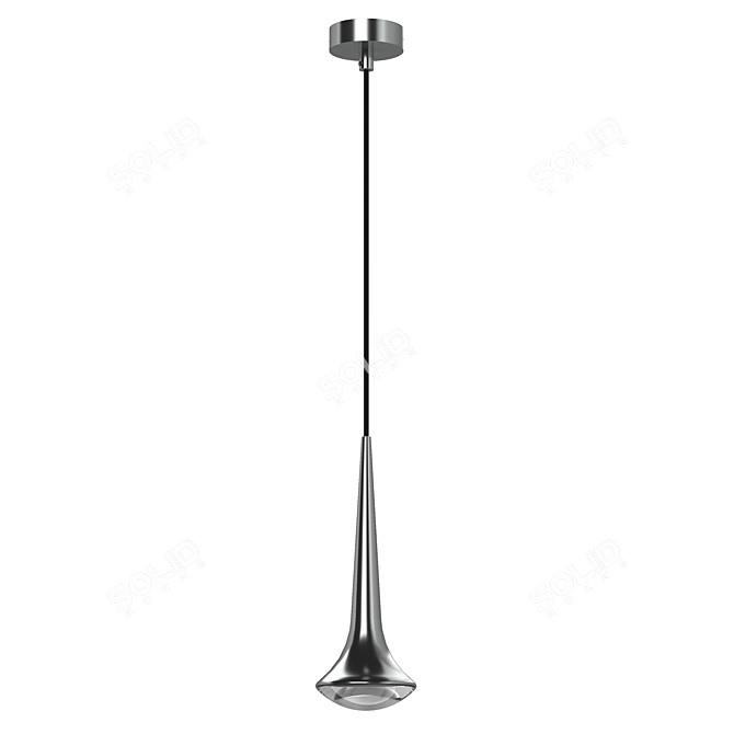 Elegant Pendant Lamp: German-Made 3D model image 1