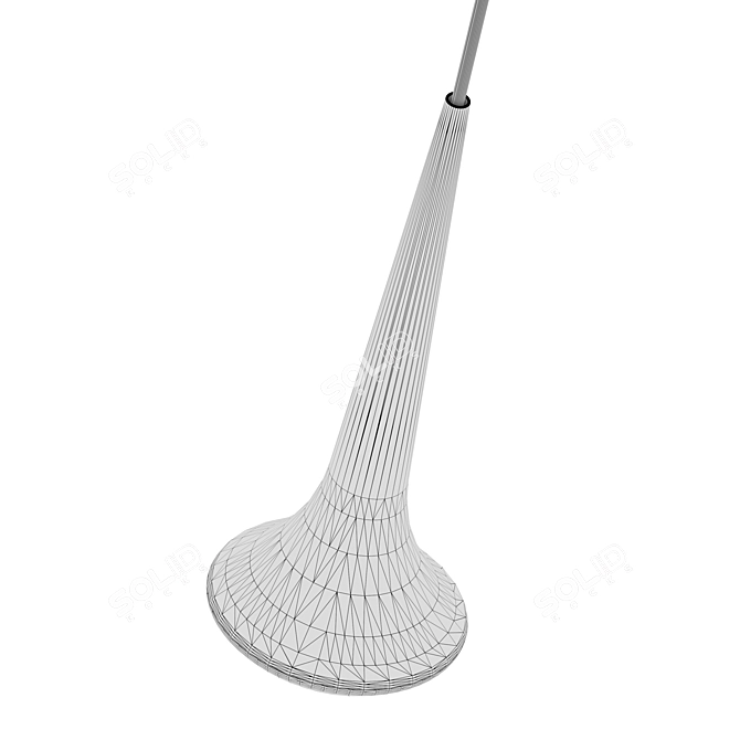 Elegant Pendant Lamp: German-Made 3D model image 4