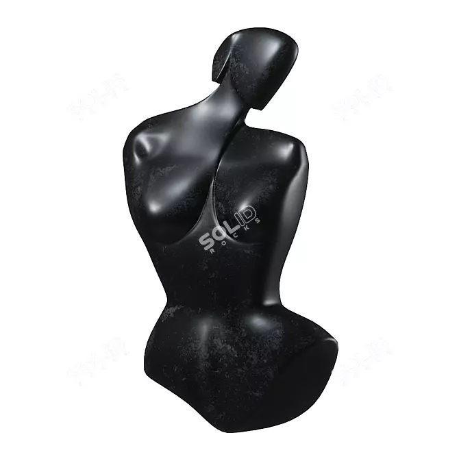 Abstract Female Sculpture 3D model image 1