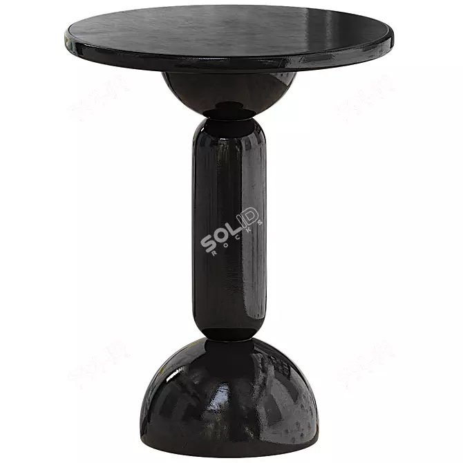 Elegant Sasha Side Table: Stylish and Versatile 3D model image 1