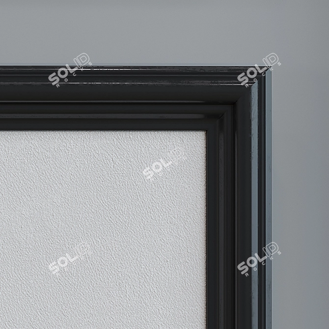 Modern Abstract Picture Frame Set 3D model image 6