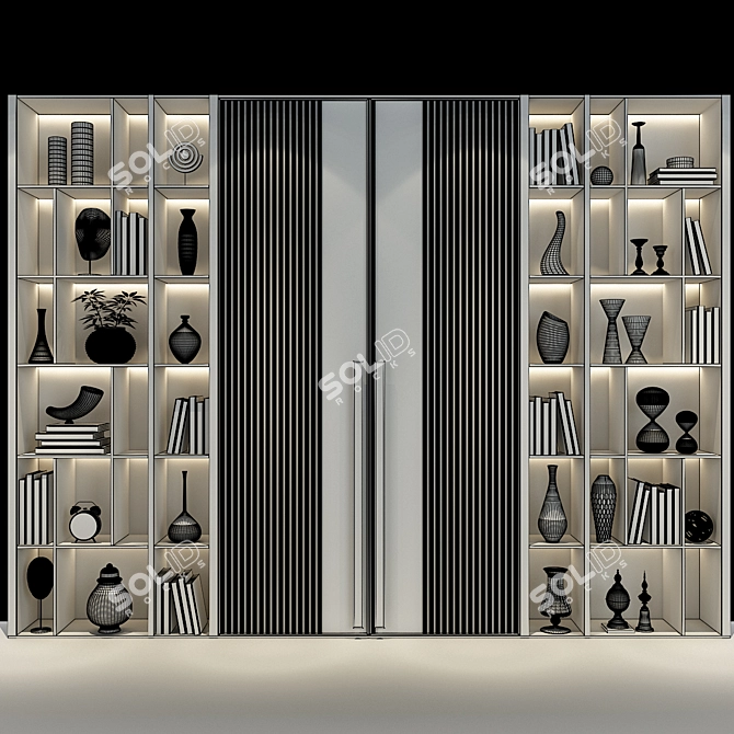 Elegant 289 Furniture Set 3D model image 2