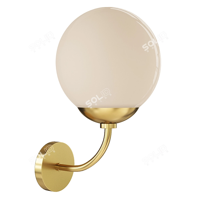 Elegant Mitzi Carrie Wall Sconce 3D model image 1