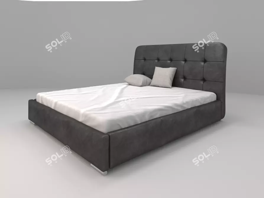 SleepArt Strong Bed 3D model image 1