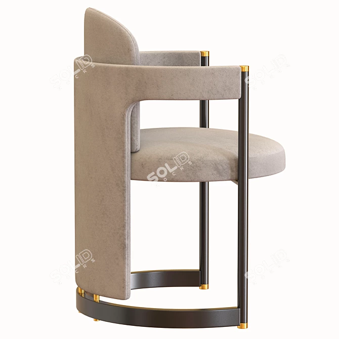 Elegant Orma Chair: Sophisticated Design 3D model image 3