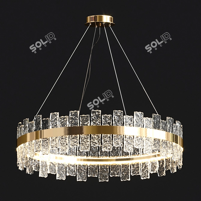 Elegant Illumination: Miramis Chandelier 3D model image 1