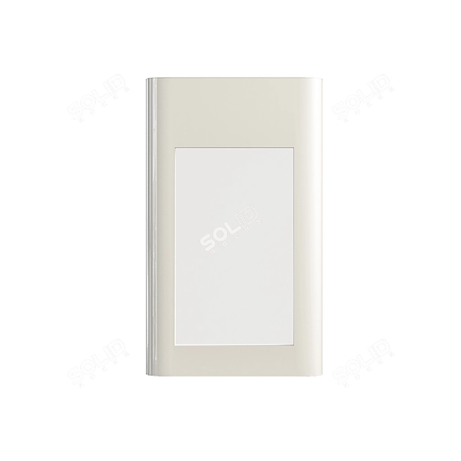 Title: Sleek Modern Mirror Set 3D model image 2