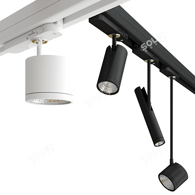 Sleek & Versatile: NEWTON TRACK 230 3D model image 1