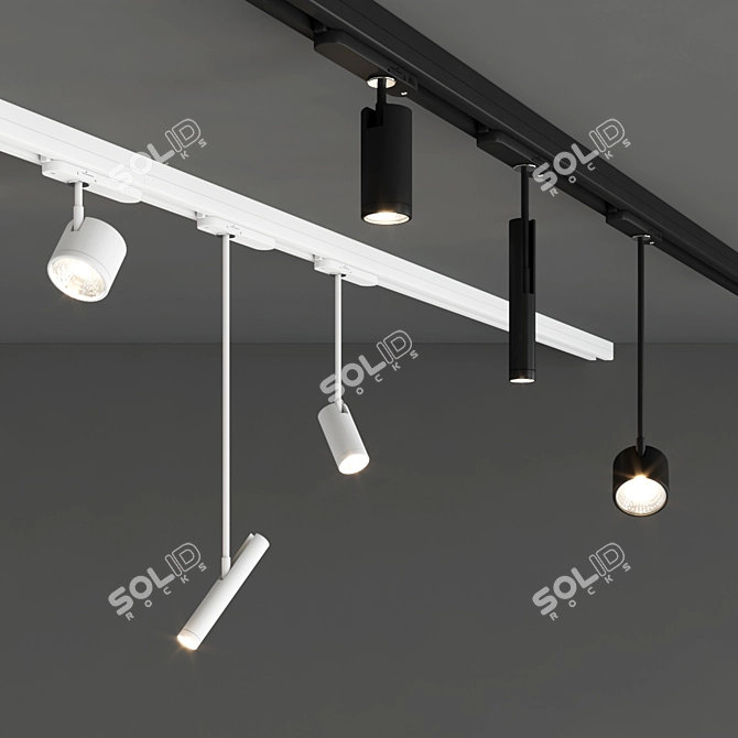 Sleek & Versatile: NEWTON TRACK 230 3D model image 2