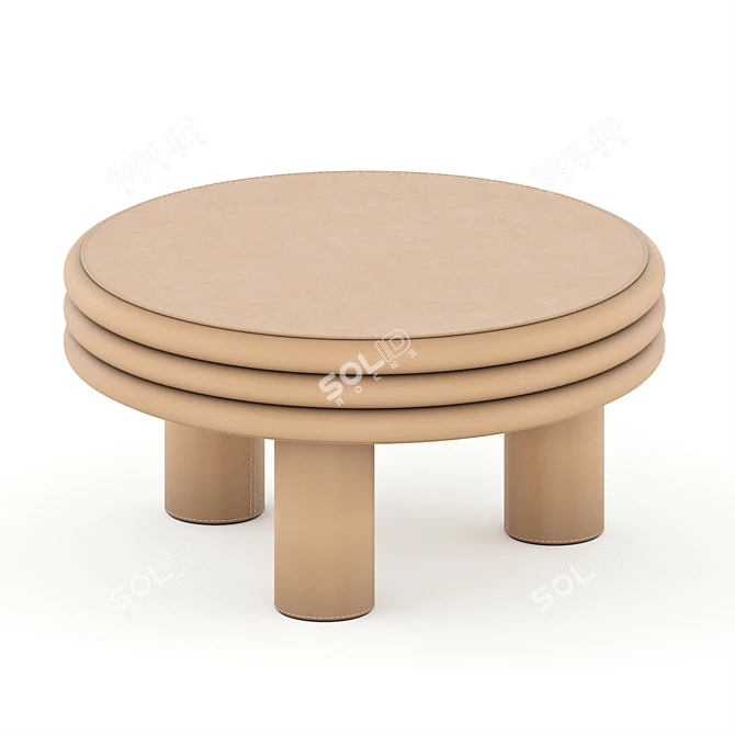 Modern Scala Low Large Coffee Table 3D model image 3