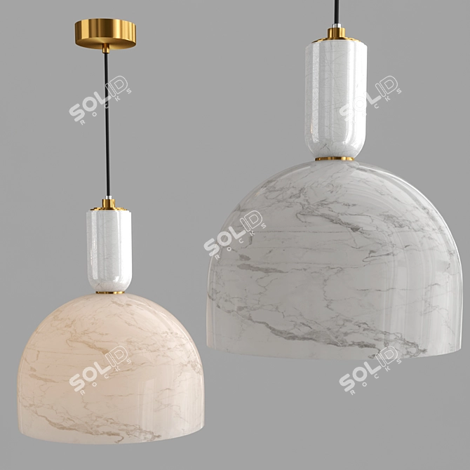 Sleek 2013 MIEL Design Lamp 3D model image 4