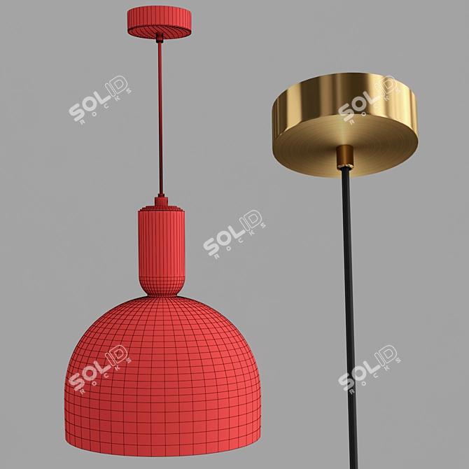 Sleek 2013 MIEL Design Lamp 3D model image 5