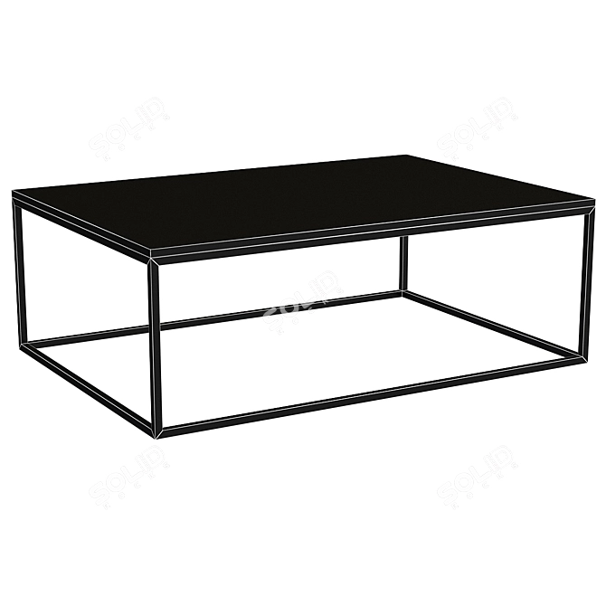 Modern Bronx Coffee Table 3D model image 2