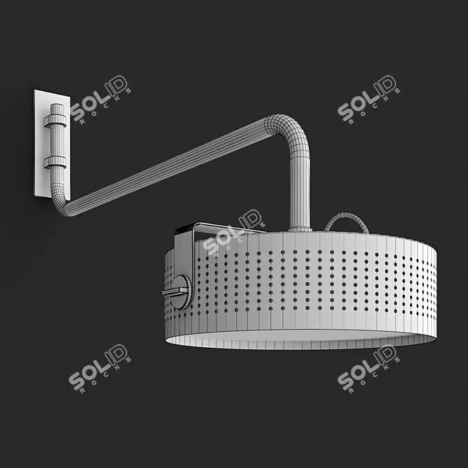 Modena Wall Lamp - Martinelli Luce 3D model image 3