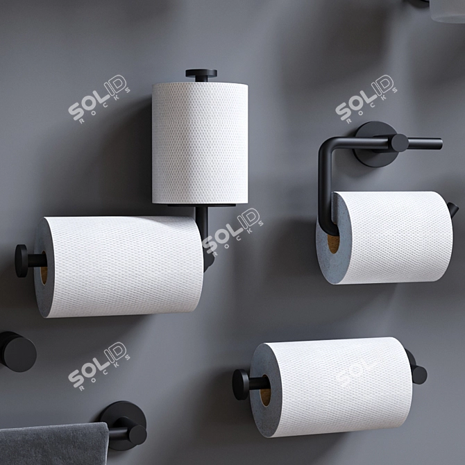 Ergon Bathroom Essentials: Modern, Stylish, Functional 3D model image 4