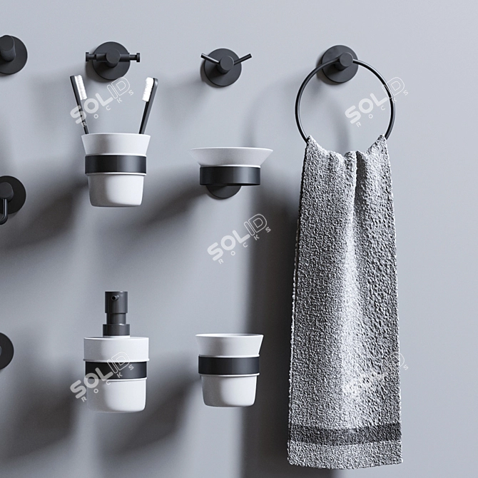 Ergon Bathroom Essentials: Modern, Stylish, Functional 3D model image 5