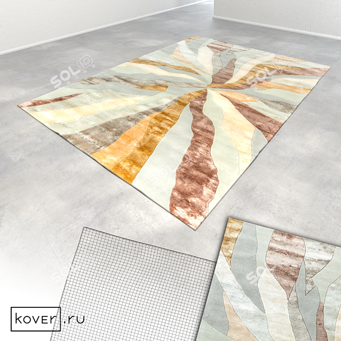 Modern Graphic Carpets | Art de Vivre Collection 3D model image 3