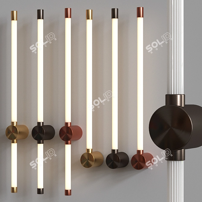 Birta Wall: Sleek and Stylish Lighting Solution 3D model image 2