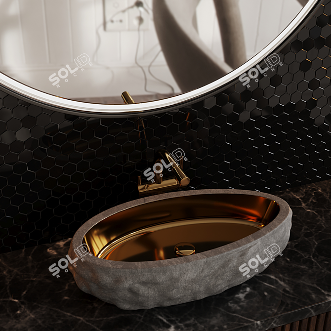 Luxury Spa Bath Set: Relax and Rejuvenate 3D model image 3