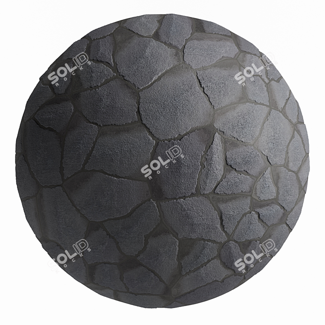 Stonewall Decor: Artisan Stone Material 3D model image 3