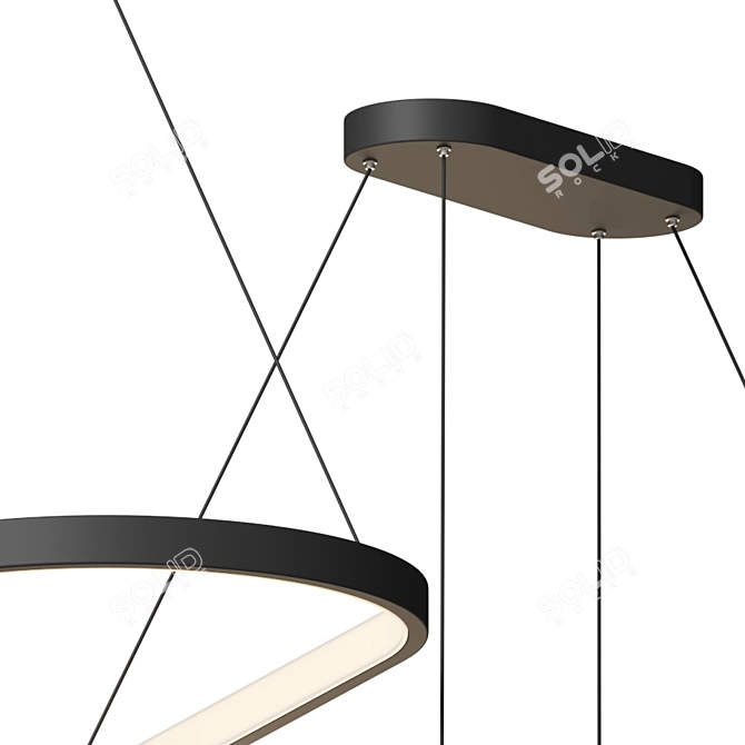 Lanfrank Modern LED Pendant 3D model image 3