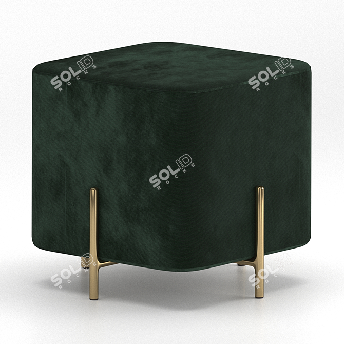 Halmar CORNO Stool: Elegant and Versatile 3D model image 2
