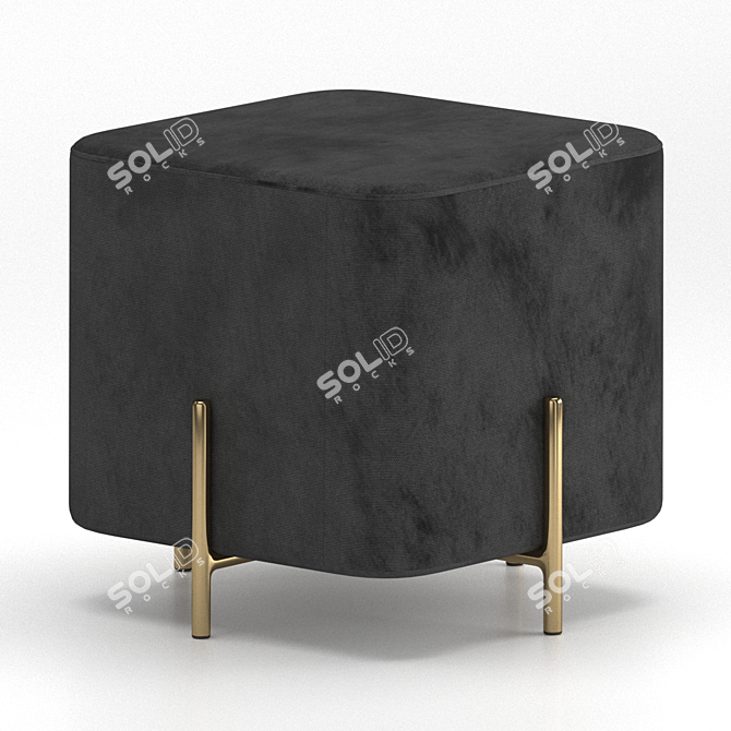 Halmar CORNO Stool: Elegant and Versatile 3D model image 4