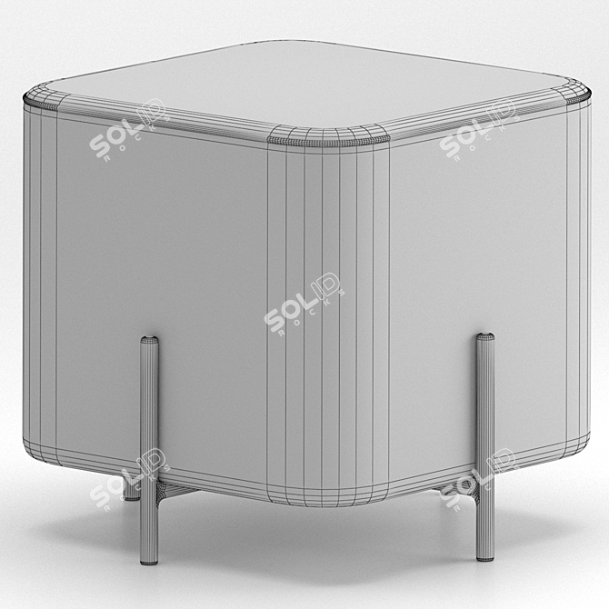 Halmar CORNO Stool: Elegant and Versatile 3D model image 6