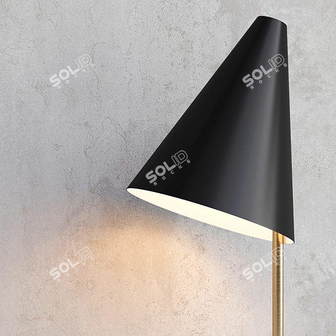 Title: Mosaik Floor Lamp: Sleek and Stylish Lighting 3D model image 6