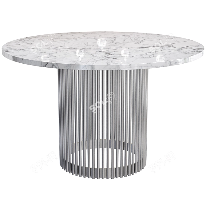 Elegant Faun Dining Table 3D model image 2