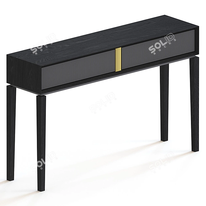 Fine Collection Console: Chic and Functional 3D model image 2