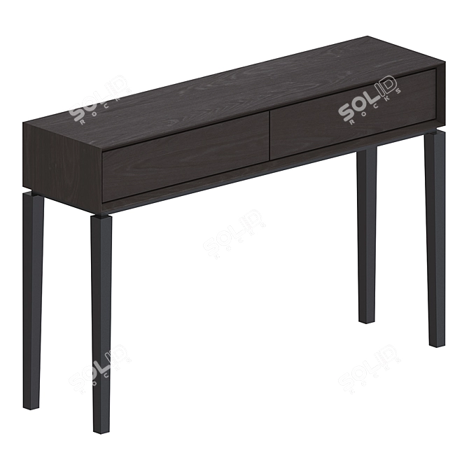 Fine Collection Console: Chic and Functional 3D model image 10