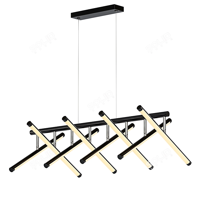 Metrix 8: Modern Pendant Lighting 3D model image 1