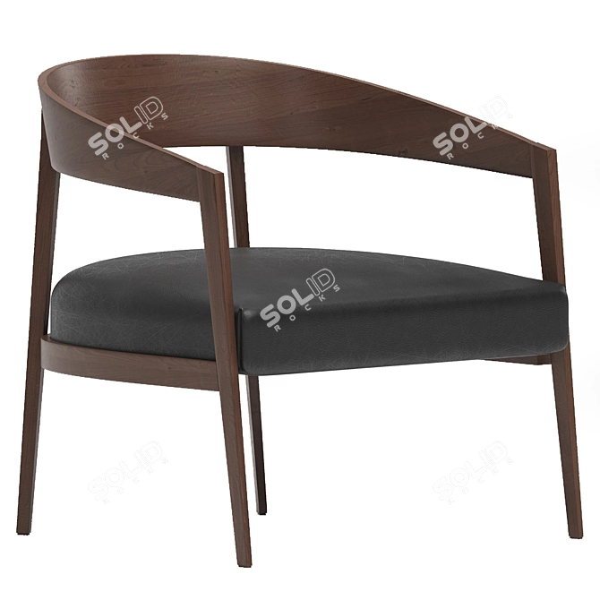 Elegant LIZZYE Chair - Modern Design for Any Space 3D model image 1