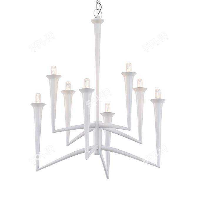 Modern Elegance: ISMA Chandelier 3D model image 1