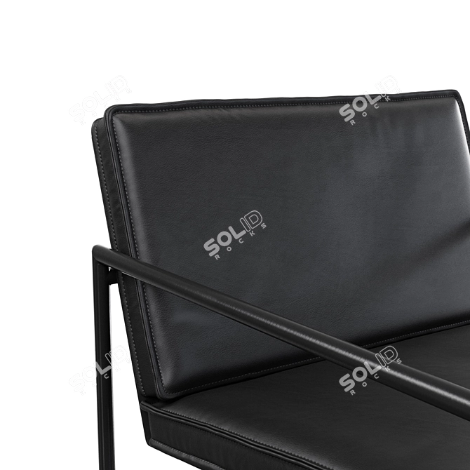 Sophisticated Handvark Lounge Chair 3D model image 3