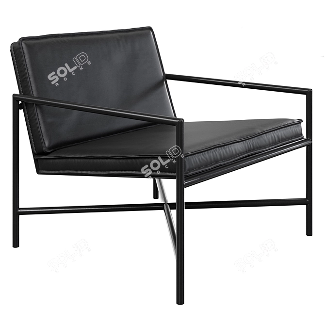 Sophisticated Handvark Lounge Chair 3D model image 5