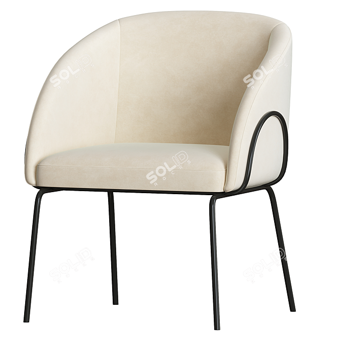 Xander 2014 Chair: Sleek Design and Superior Comfort 3D model image 1